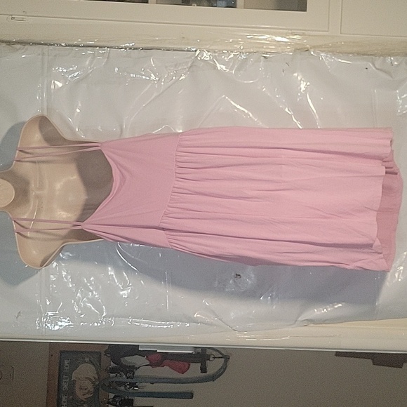 Old Navy Pink Mini Dress Sleeveless Casual Summer Sundress Plus size 3X beachy - Picture 5 of 8